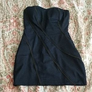 Mini dress strapless